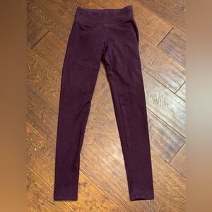 Aerie Women’s XS Deep Purple Leggings Buttery Soft Athletic